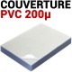 100 Couvertures Transparentes PVC A4 200 microns
